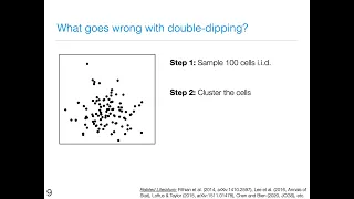 Daniela Witten - Seminar - "Double dipping: problems and solutions, with application to single-ce.."