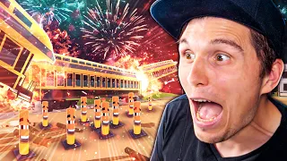 Ich sprenge einen Zug mit 100 BÖLLERN | Feuerwerk Simulator