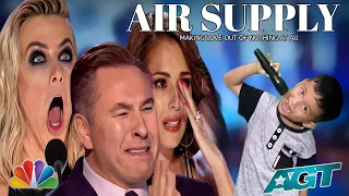 Golden Buzzer! Filipino contestant sings Air Supply song with strange makes judges cried