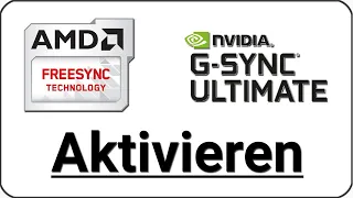 AMD FreeSync Nvidia G Sync & Adaptive Sync Monitor aktivieren
