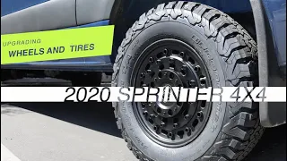 Upgrading My 2020 Sprinter 4x4 With Black Rhino Rims and BF Goodrich All-Terrain Tires