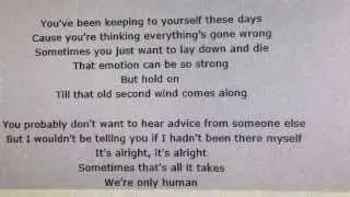 You're Only Human with lyrics. By: Billy Joel