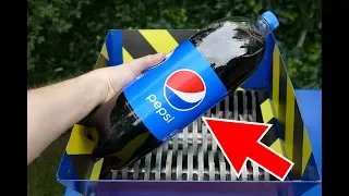 PEPSI (2,5L) SHREDDING! AMAZING EXPERIMENT!