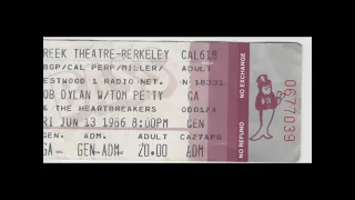 1986 06 13 Bob Dylan and Tom Petty and the Heartbreakers Greek Berkeley, Ca