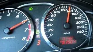 Mazda 6, Разгон 0-150, 2005 г.в. рестайлинг 2.0i,А