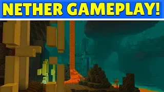 Minecraft 1.16 Nether Update - FIRST Gameplay NEW Biomes, Block & Mobs!