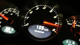 Porsche Boxster S 987 0-200 acceleration