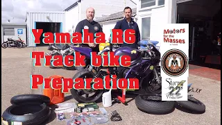 Yamaha R6 Track bike prep PART 1