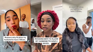 Reason Why I’D Allow My Husband To Have 2 Wives Prank Tiktok Compilation