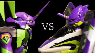 シンカリオンZ　500TYPE EVA 参上！エヴァンゲリオン初号機に苦戦するE5はやぶさ　そこにTYPEEVAが！ミュースカイとZ合体！500ミュースカイTYPEEVA　プラレール　おもちゃ　アニメ