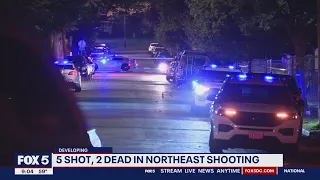 2 dead, 3 others injured in DC neighborhood shooting