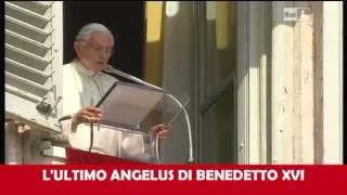 L'Ultimo Angelus di Benedetto XVI