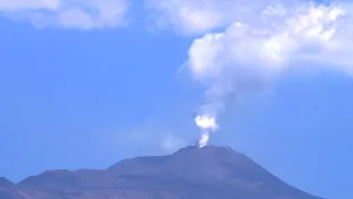 Etna volcano time lapse 01-07-2020