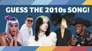 GUESS the 2010s SONG! - 2010-2019 Music Challenge!