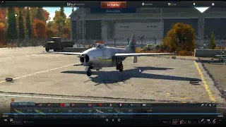 My first kill in a jet. MiG-9 War Thunder simulator battle