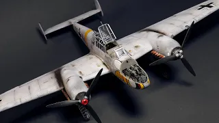 Bf 110 E || Eduard 1/48 || Step by step video build