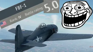 The F8F Bearcat is a 5.0 in War Thunder Now! Funny Moments