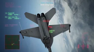 Ace Combat 7 Multiplayer Battle Royale - F/A-18F Block III - Push To Test