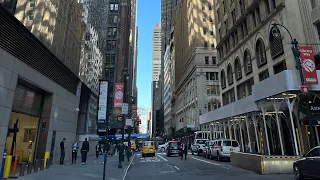 Walking to Times Square on 42nd street (April 24th, 2024)