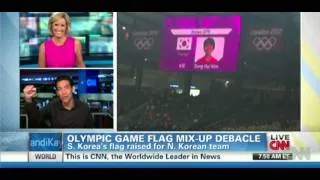 Olympic flag mix up in North and South Korea [CNN, transcript, 윤현우] (edited version)