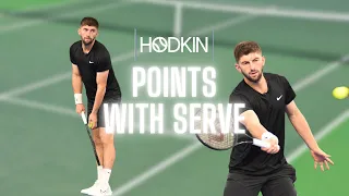 Points with serve with ATP Pro