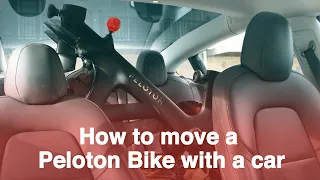 How to Transport a Peloton Bike with a Tesla Model 3 or other Small Sedans.