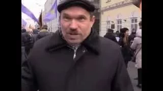 митинг «Антимайдана» в Москве 21.02.2015 монолог ватника ▶ Live