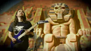 Iron Maiden "Powerslave" Guitar Solo Cover