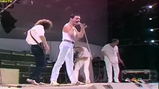 Queen We Are The Champions Live Aid  (Subtitulado Al Español).[HD]