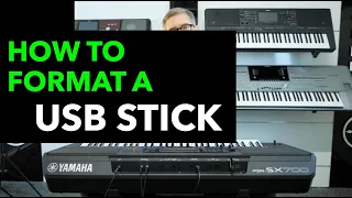 How to Format a USB Stick | A Step-by-Step Tutorial for Yamaha Genos, Genos 2, PSR SX-700 & SX-900.