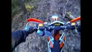 KTM FREERIDE250R　ツートラ　尾根新道開拓