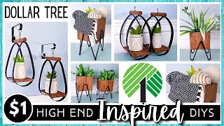 DOLLAR TREE DIY | HIGH END Inspired | Modern Farmhouse Boho Metal Look Home Décor | Wood Trim Boxes