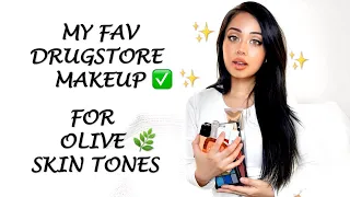 My Top Best DRUGSTORE Makeup for Olive skin tones (Yellow/ Medium/ Tan Skin Tone) + Demo