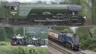 The Very Best of UK Steam Trains on the Mainline in 2023! Part 1 - January to June