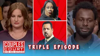 Triple Episode: Is She Cheating On Her Boyfriend With Her Ex? | Couples Court