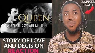 RAPPER REACTS to Queen - Too Much Love Will Kill You Official Video [Reaction] | HIS VOICE