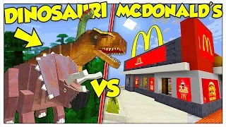 I DINOSAURI ATTACCANO IL NOSTRO MCDONALD'S! - Minecraft ITA