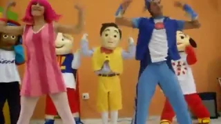 LazyTown Live in São Paul, Brazil (audience recording) - Bing Bang.. Brazilian Portuguese