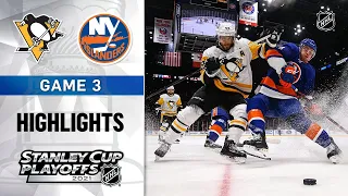 First Round, Gm 3: Penguins @ Islanders 5/20/21 | NHL Highlights