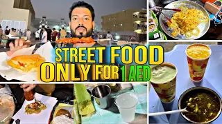 Unbelievable! 😱 Street food 😋 in Dubai just for 1 AED | food vlog