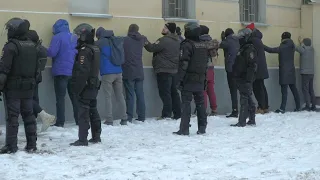 Protesters detained in Moscow rally called by jailed opposition leader Navalny | AFP