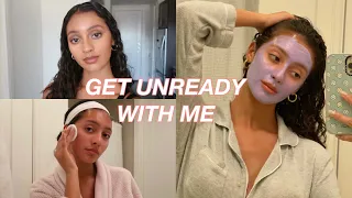 GET UNREADY WITH ME! - skincare, hair care, etc. | Sloan Byrd