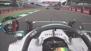 Lewis Hamilton INSANE start 2022 British Grand Prix #f1 #formula1 #lewishamilton #mercedesf1