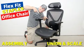 How to assemble Flex fit Dexley Mesh office chair By Union & Scale  (staples)