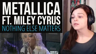 Metallica ft. Miley Cyrus - "Nothing Else Matters"  (live on Howard Stern Show)  -  REACTION