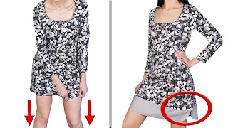 Great sewing trick how to upsize a dress to fit you perfectly!