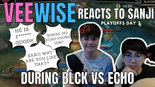 (ENG SUB) Veewise was not chill watching Game 2 of Upper Bracket Blacklist International vs ECHO