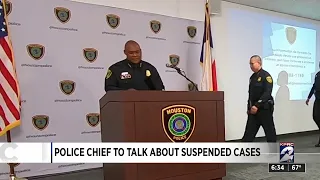 HPD police chief to talk about suspended cases