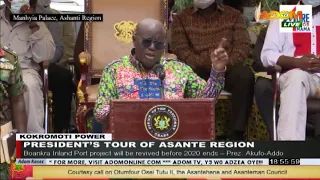 Boankra Inland Port Project will be revived before 2020 ends – Prez. Akufo-Addo (28-9-20)
