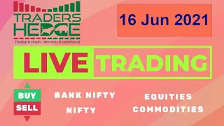 16 June Bank Nifty & Nifty #LiveTrading #Nifty #BankNifty Live Analysis #priceaction #tradershedge